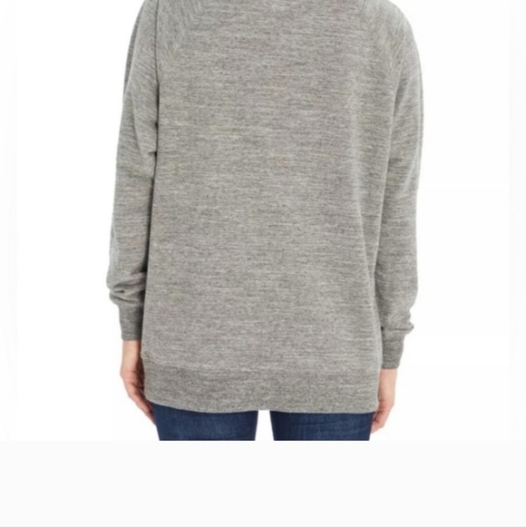 Wildfox Gray Pour Favor Oversized Sweatshirt Size L - Picture 2 of 14